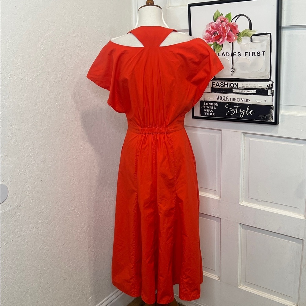 Equipment Doriane Shirtdress in Orange Size S - Picture 5 of 9